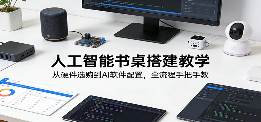 人工智能书桌搭建教学:从硬件选购到AI软件配置,全流程手把手教-赛德副业库