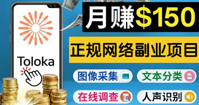 正规网络副业赚钱平台Toloka，利用业余时间月赚150美元-赛德副业库