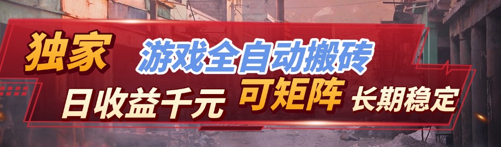（17509期）【独家技术】游戏全自动搬砖变现，日收益千元，可矩阵，长期稳定！-赛德副业库