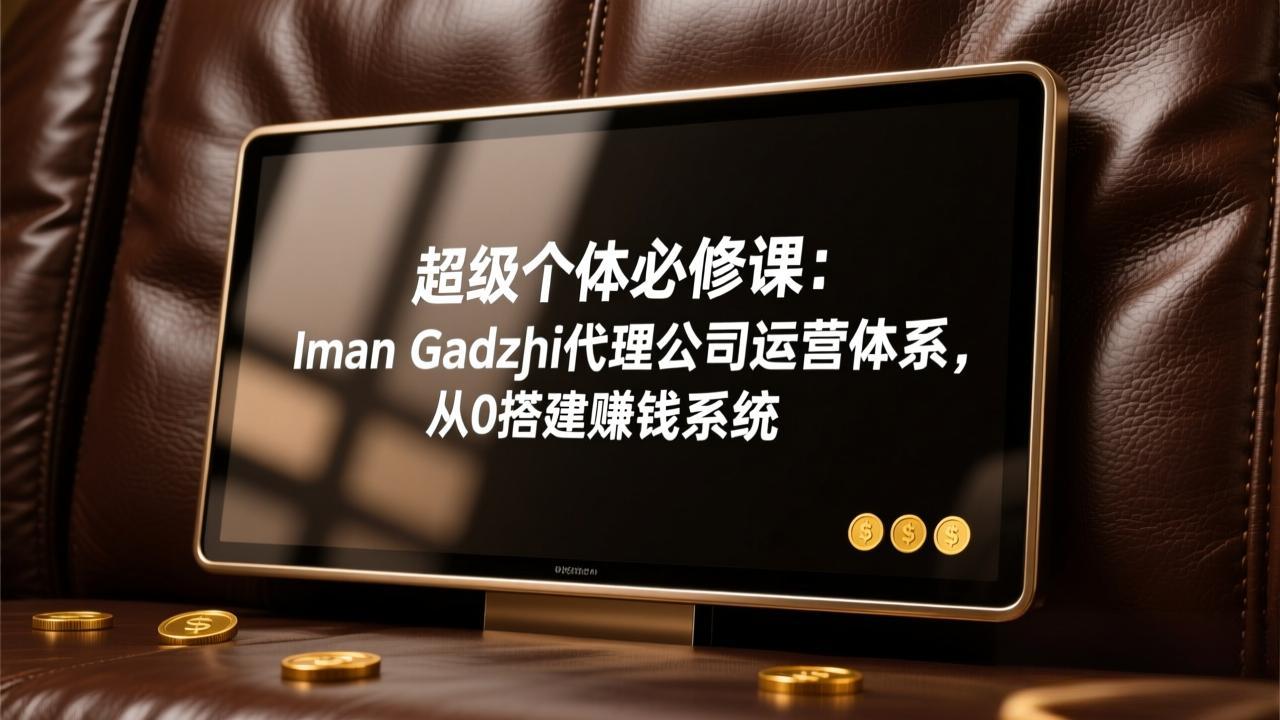 (17525期)超级个体必修课:Iman Gadzhi代理公司运营体系,从0搭建赚钱系统-赛德副业库
