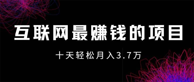 （12396期）互联网最赚钱的项目没有之一，轻松月入7万+，团队最新项目-赛德副业库