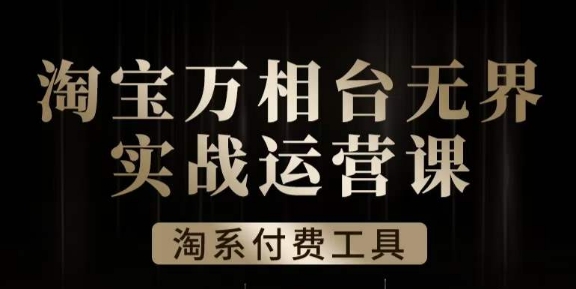 沧海·淘系万相台无界实战运营课，万相台无界实操全案例解析-赛德副业库