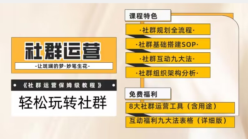 【社群运营】保姆式教程：九大互动法，八款社群运营工具助你轻松玩转社群【揭秘】-赛德副业库