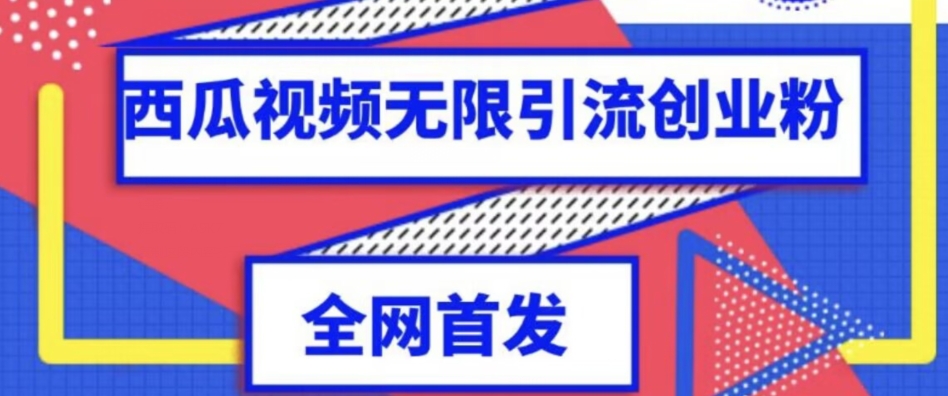 独家首发，西瓜视频无限引流任何精准粉脚本【脚本+教程】-赛德副业库