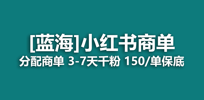 2023蓝海项目，小红书商单，快速千粉，长期稳定，最强蓝海没有之一-赛德副业库