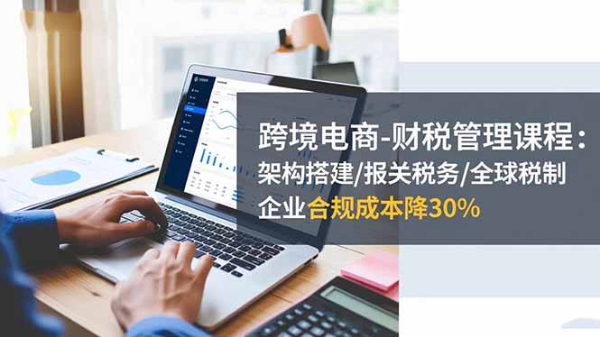 （16509期）跨境电商-财税管理课程：架构搭建/报关税务/全球税制，企业合规成本降30%-赛德副业库