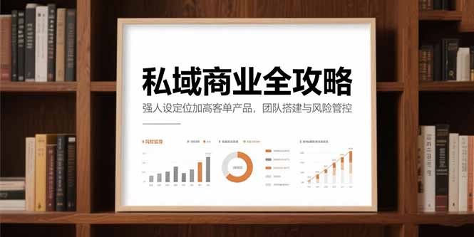 （15294期）私域商业全攻略，强人设定位加高客单产品，团队搭建与风险管控-赛德副业库
