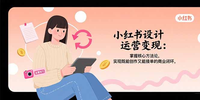 (15636期)小红书设计运营变现:掌握核心方法论,实现既能创作又能接单的商业闭环-赛德副业库