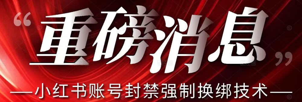 【最新】小红书账号封禁强制换绑技术可日赚300-赛德副业库