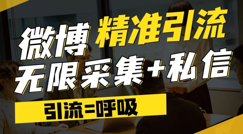 微博最新引流技术，软件提供博文评论采集+私信实现精准引流【揭秘】-赛德副业库