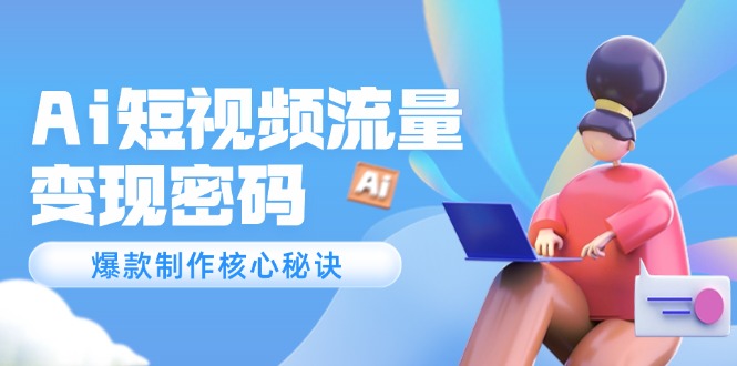 （14875期）Ai短视频流量密码，爆款制作核心秘诀，120万案例深度解析-赛德副业库