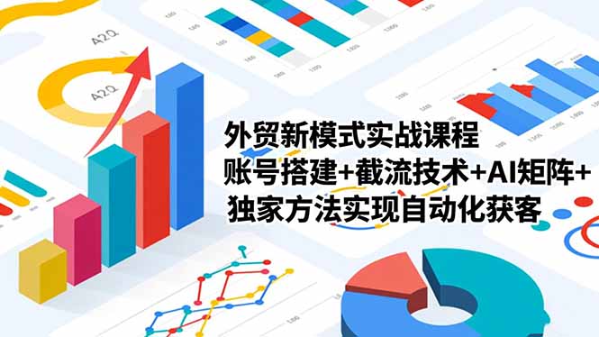 (16496期)外贸新模式实战课程,账号搭建+截流技术+AI矩阵+独家方法实现自动化获客-赛德副业库