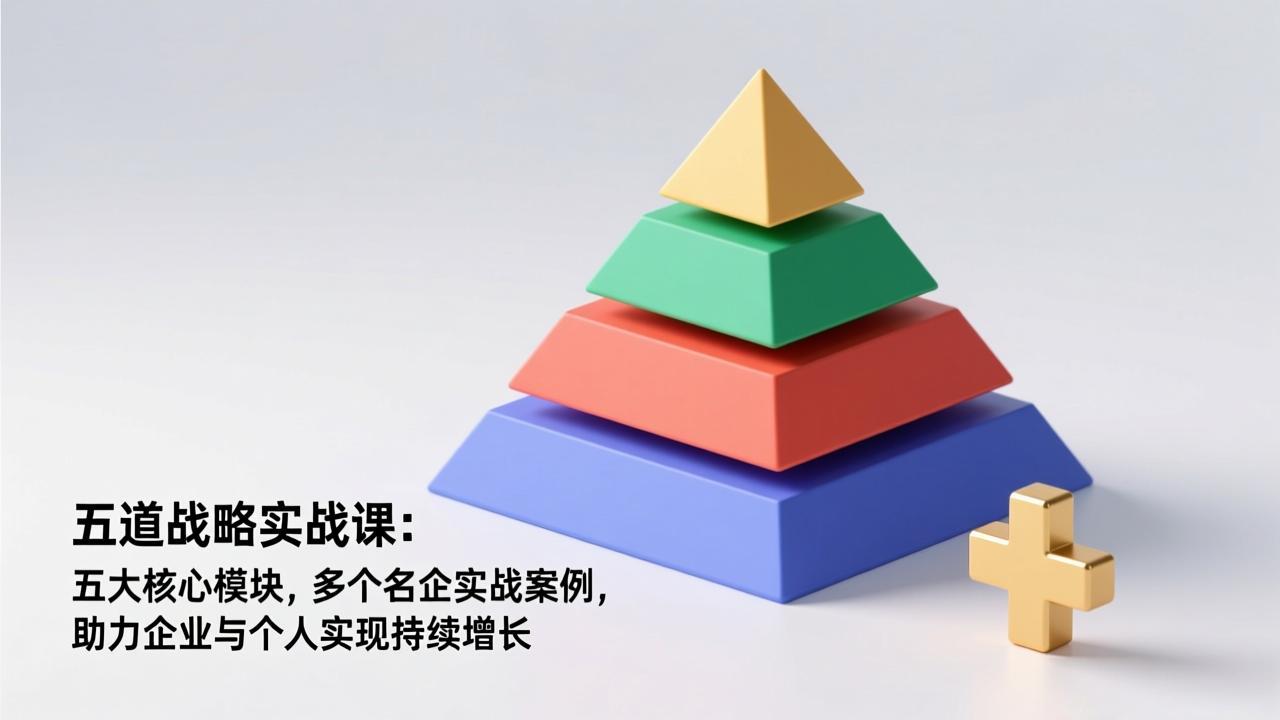 (17095期)五道战略实战课:五大核心模块,多个名企实战案例,助力企业与个人实现持续增长-赛德副业库