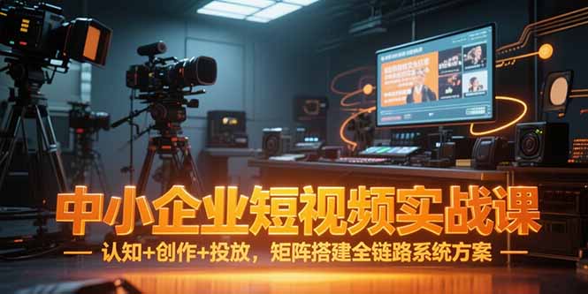 （15249期）中小企业短视频实战课，认知+创作+投放，矩阵搭建全链路系统方案-赛德副业库