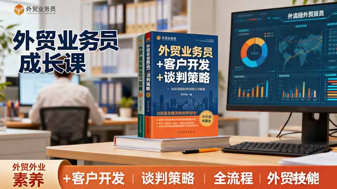 （16250期）外贸业务员成长课：职业素养+客户开发+谈判策略、掌握全流程外贸技能-赛德副业库