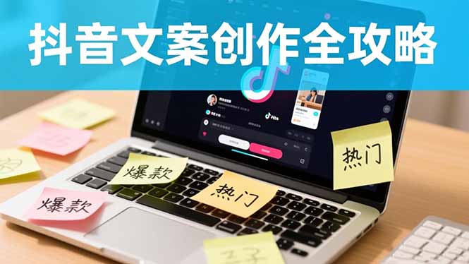 （16482期）抖音文案创作全攻略：爆款标题九大绝招,100个模版直接套用,月入过万不是梦-赛德副业库