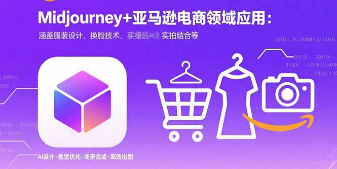 (15777期)Midjourney+电商领域商业应用:涵盖服装设计、换脸技术、实拍结合等-赛德副业库