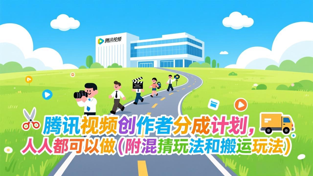 (17137期)腾讯视频创作者分成计划,人人都可以做(附混剪玩法和搬运玩法)-赛德副业库