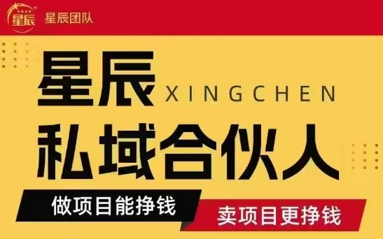 全网首发星辰私域项目合集，最新实操玩法，短期快速实现变现-赛德副业库