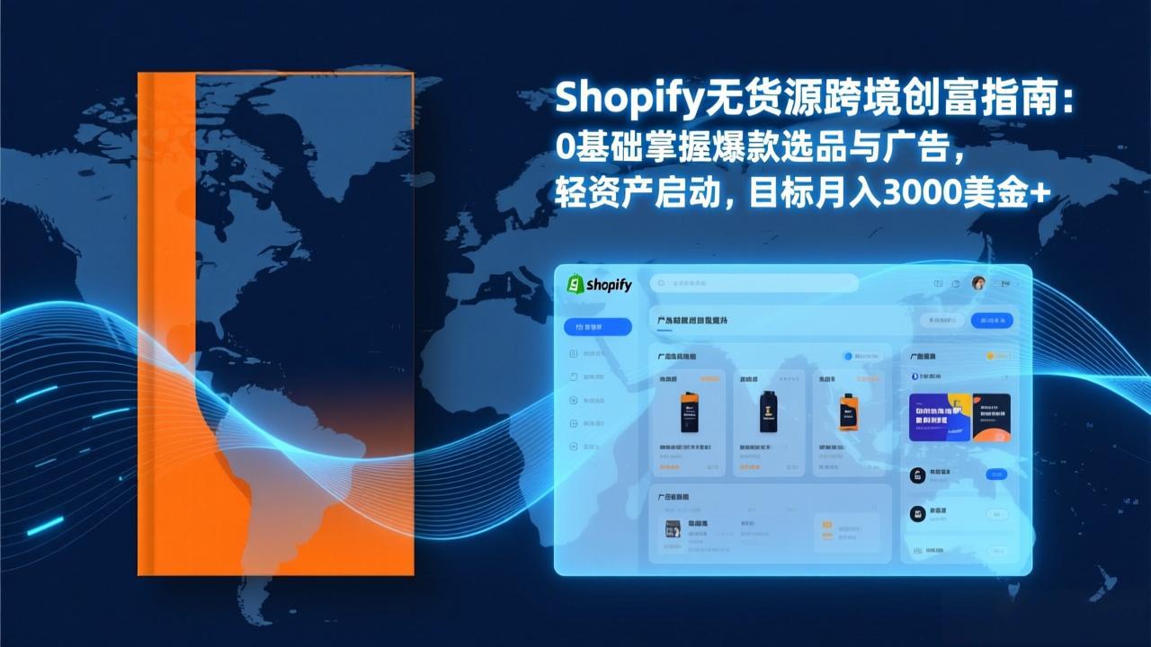 （17238期）Shopify爆款打法实战：从选品到广告投放，复制爆款模型，驱动独立站月销售额破万刀-赛德副业库