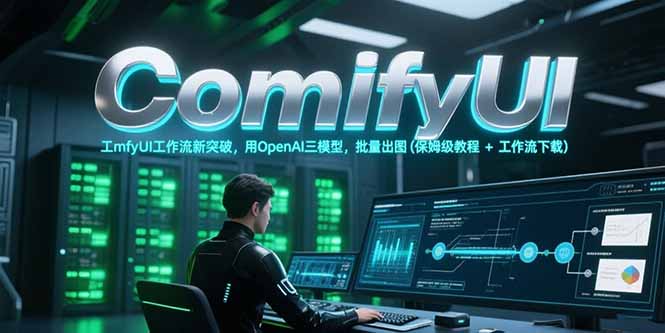 （15191期）ComfyUI工作流新突破，用OpenAI三模型，批量出图(保姆级教程+工作流下载)-赛德副业库