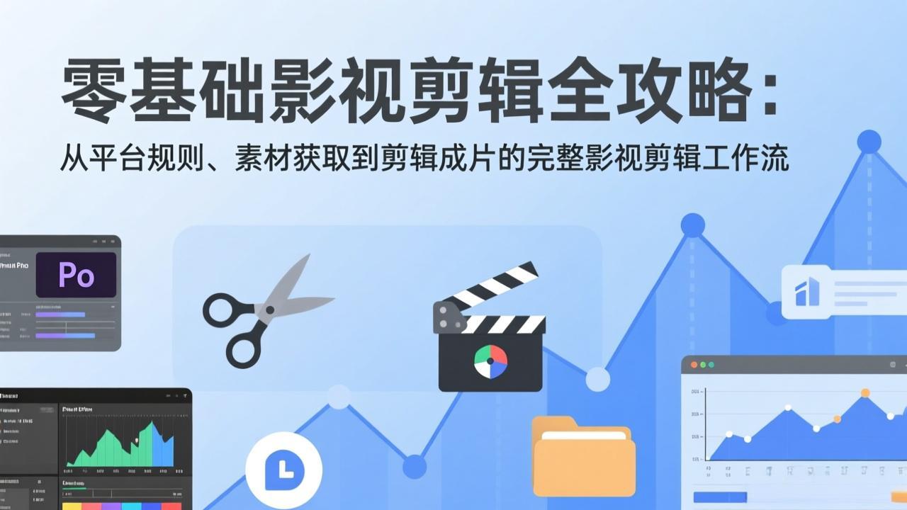 （17336期）零基础影视剪辑全攻略：从平台规则、素材获取到剪辑成片的完整影视剪辑工作流-赛德副业库