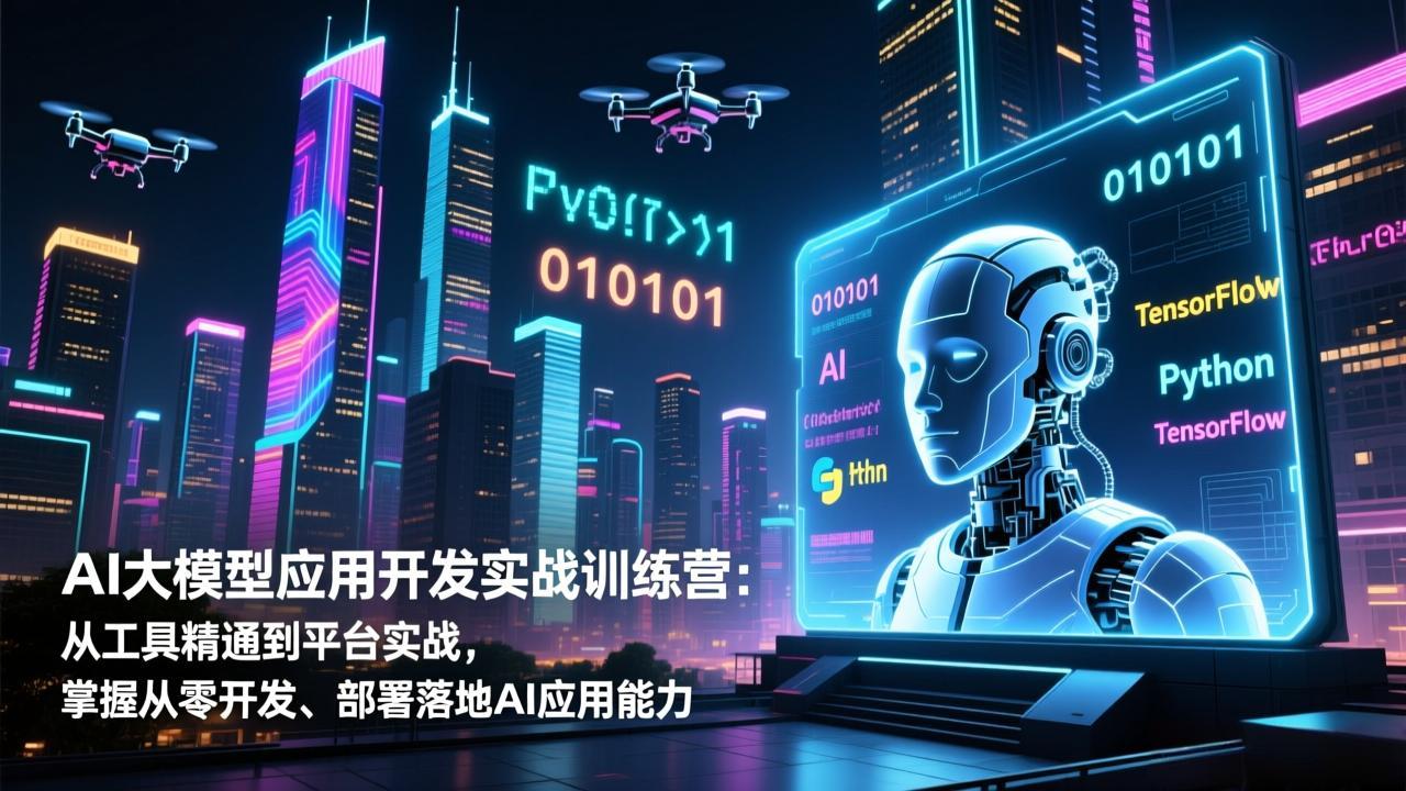 (17058期)AI大模型应用开发实战训练营:从工具精通到平台实战,掌握从零开发、部署落地AI应用能力-赛德副业库