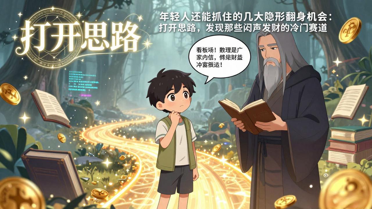 (17471期)付费文1+2:年轻人还能抓住的几大隐形翻身机会:打开思路,发现那些闷声发财的冷门赛道-赛德副业库