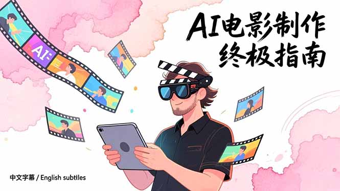 (17130期)AI电影制作终极指南:从创意到成片,系统掌握智能影视全流程实战课(中英字幕)-赛德副业库