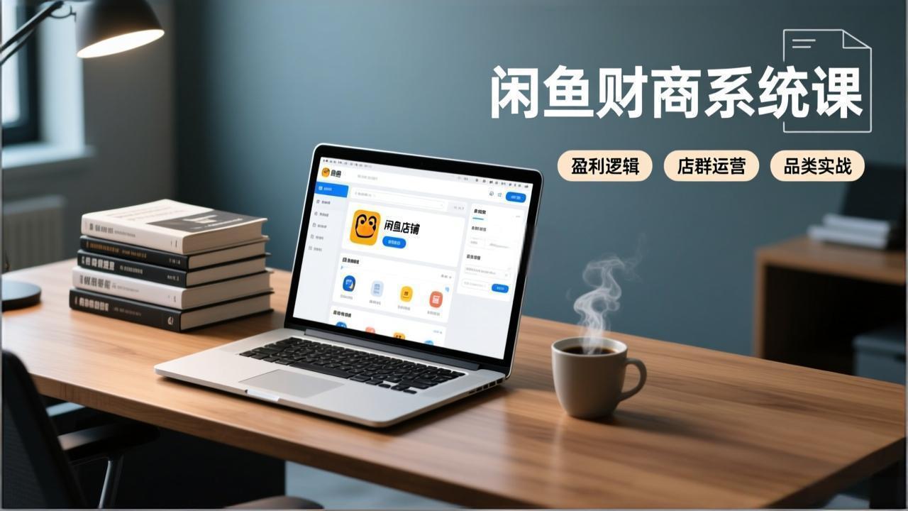 (17193期)闲鱼财商系统课:从盈利逻辑、店群运营到品类实战,实现稳定月入过万-赛德副业库