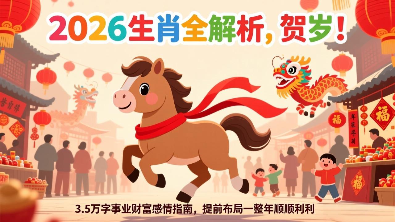 (17428期)付费文章:贺岁!2026生肖全解析,3.5万字事业财富感情指南,提前布局一整年顺顺利利-赛德副业库