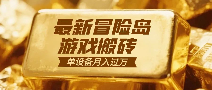 （16597期）冒险岛游戏搬砖  一组账号月利润9000+-赛德副业库