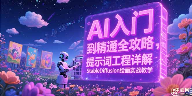 （15181期）AI入门到精通全攻略，提示词工程详解，StableDiffusion绘画实战教学-赛德副业库