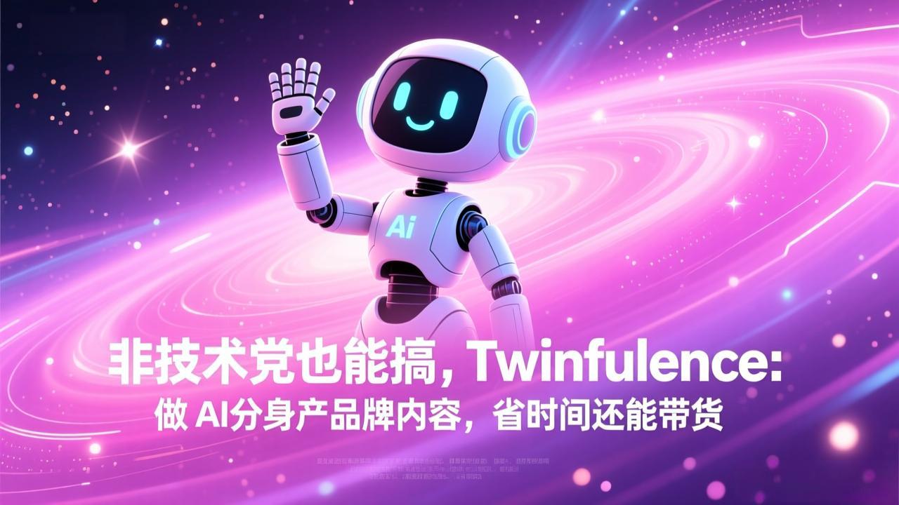 （17381期）非技术党也能搞!Twinfluence:做 AI 分身产品牌内容,省时间还能带货-赛德副业库
