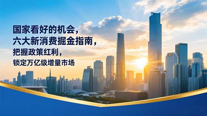 (16995期)某付费文章:国家看好的机会,六大新消费掘金指南,把握政策红利,锁定万亿级增量市场-赛德副业库