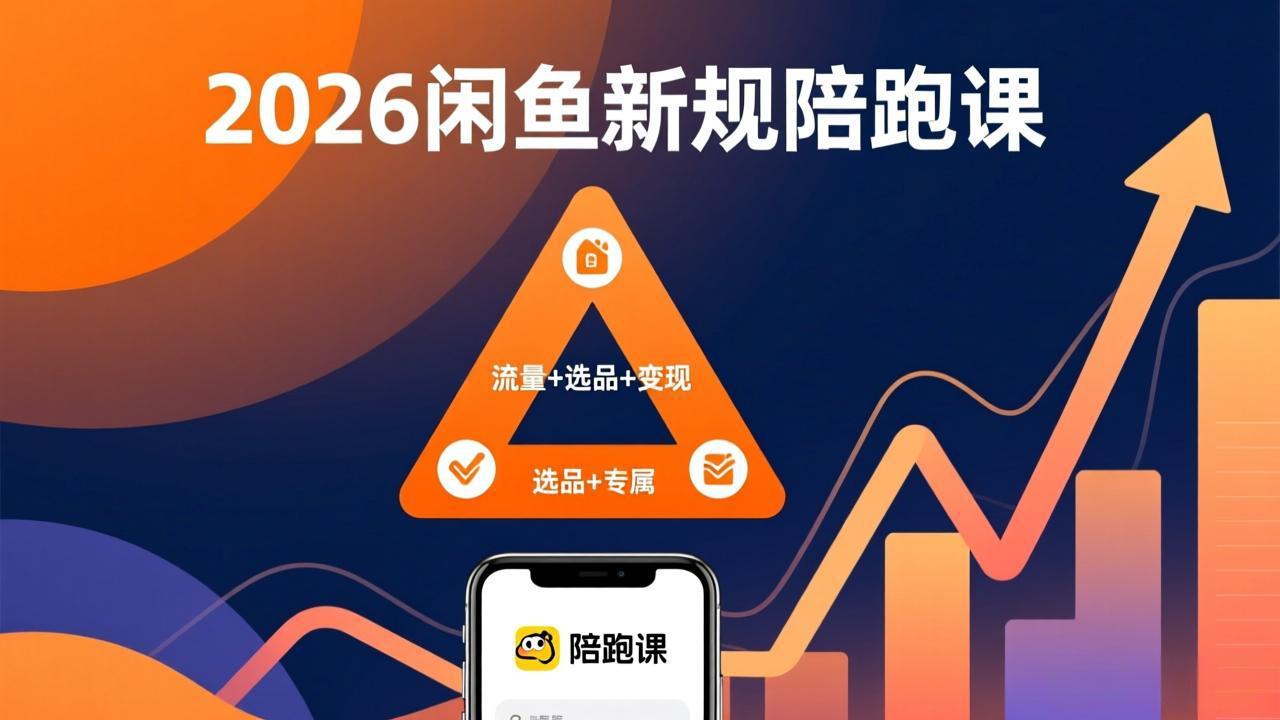 （17483期）2026闲鱼高阶陪跑课全新上线，带你吃透新规玩转选品流量，从零搭建稳定变现盈利体系-赛德副业库