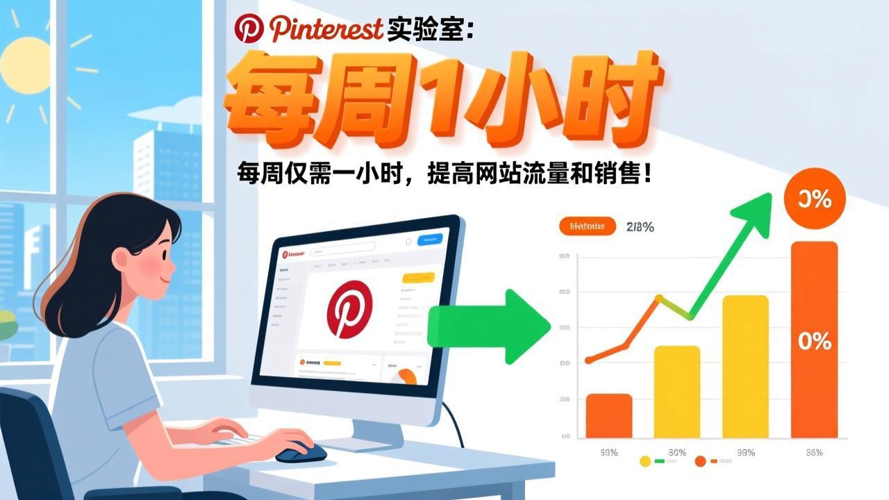 （17505期）Pinterest实验室：每周仅需一小时，提高网站流量和销售！-赛德副业库