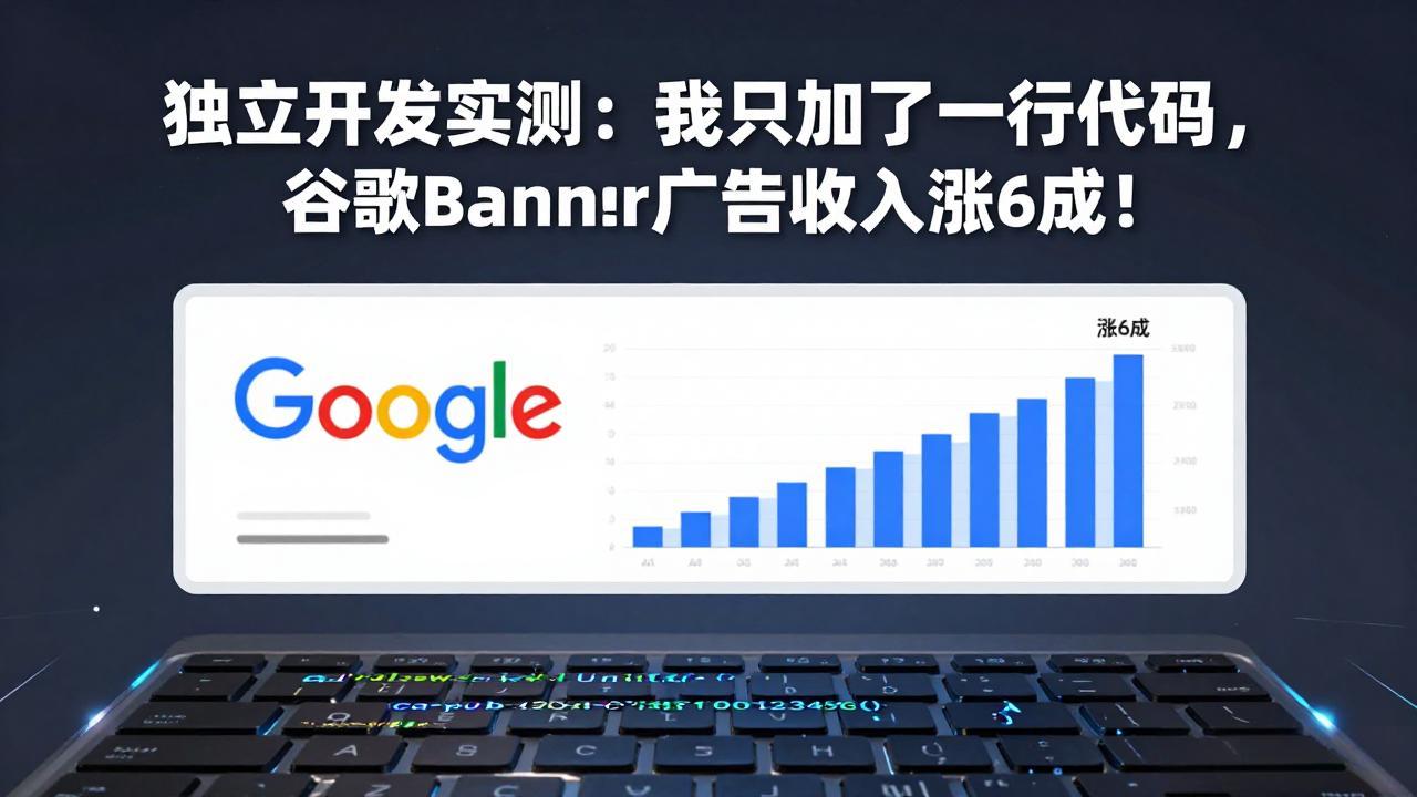 (17574期)付费文章:独立开发实测:我只加了一行代码,谷歌Banner广告收入涨6成!-赛德副业库