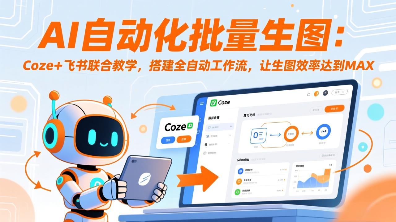 (17575期)AI自动化批量生图:Coze+飞书联合教学,搭建全自动工作流,让生图效率达到MAX-赛德副业库