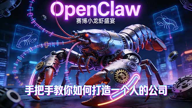（17684期）OpenClaw，小龙虾-从产品到爆款的成长之路，手把手教你如何打造一个人的公司-赛德副业库