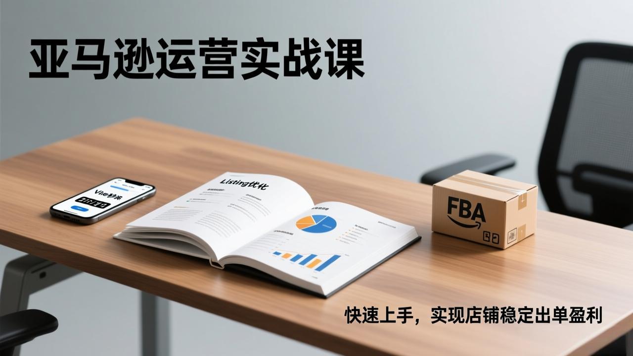 (17287期)亚马逊运营实战课,Listing优化、Vine秒杀、FBA发货,快速上手,实现店铺稳定出单盈利-赛德副业库