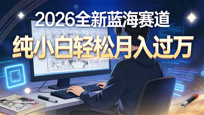 (16781期)2026年全新蓝海赛道,纯小白轻松月入过万-赛德副业库