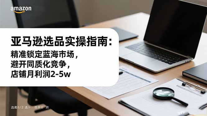 （16523期）亚马逊选品实操指南：精准锁定蓝海市场，避开同质化竞争，店铺月利润2-5w-赛德副业库