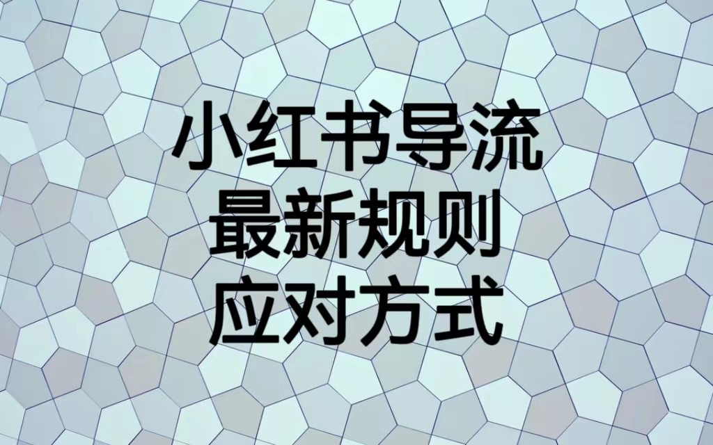 小红书导流最新规则应对方式，新规以后目前还可用的引流方式解读-赛德副业库