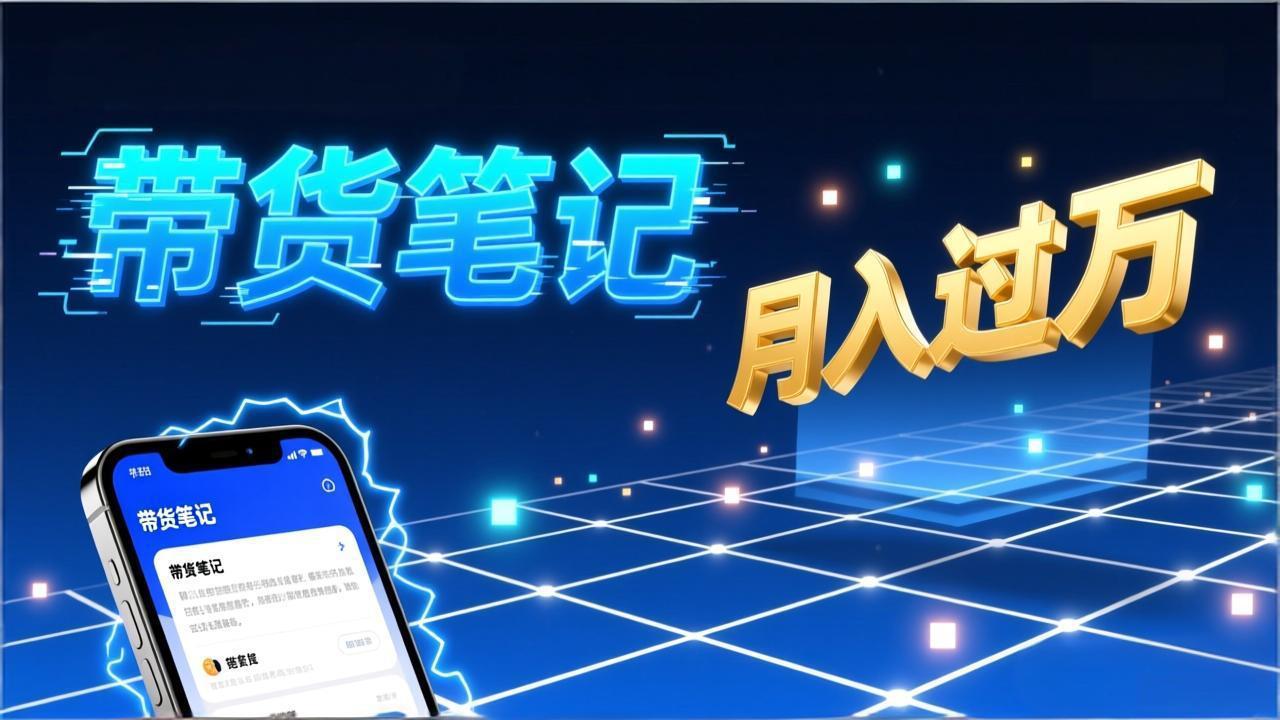 (17229期)小红书爆款笔记带货实战:拆解封面标题正文全要素,手把手教你单篇笔记带货月入过万-赛德副业库