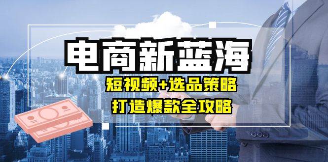 （12677期）商家必看电商新蓝海：短视频+选品策略，打造爆款全攻略，月入10w+-赛德副业库