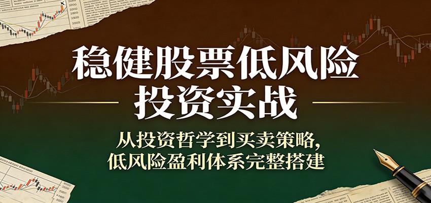 稳健股票低风险投资实战：从投资哲学到买卖策略，低风险盈利体系完整搭建-赛德副业库