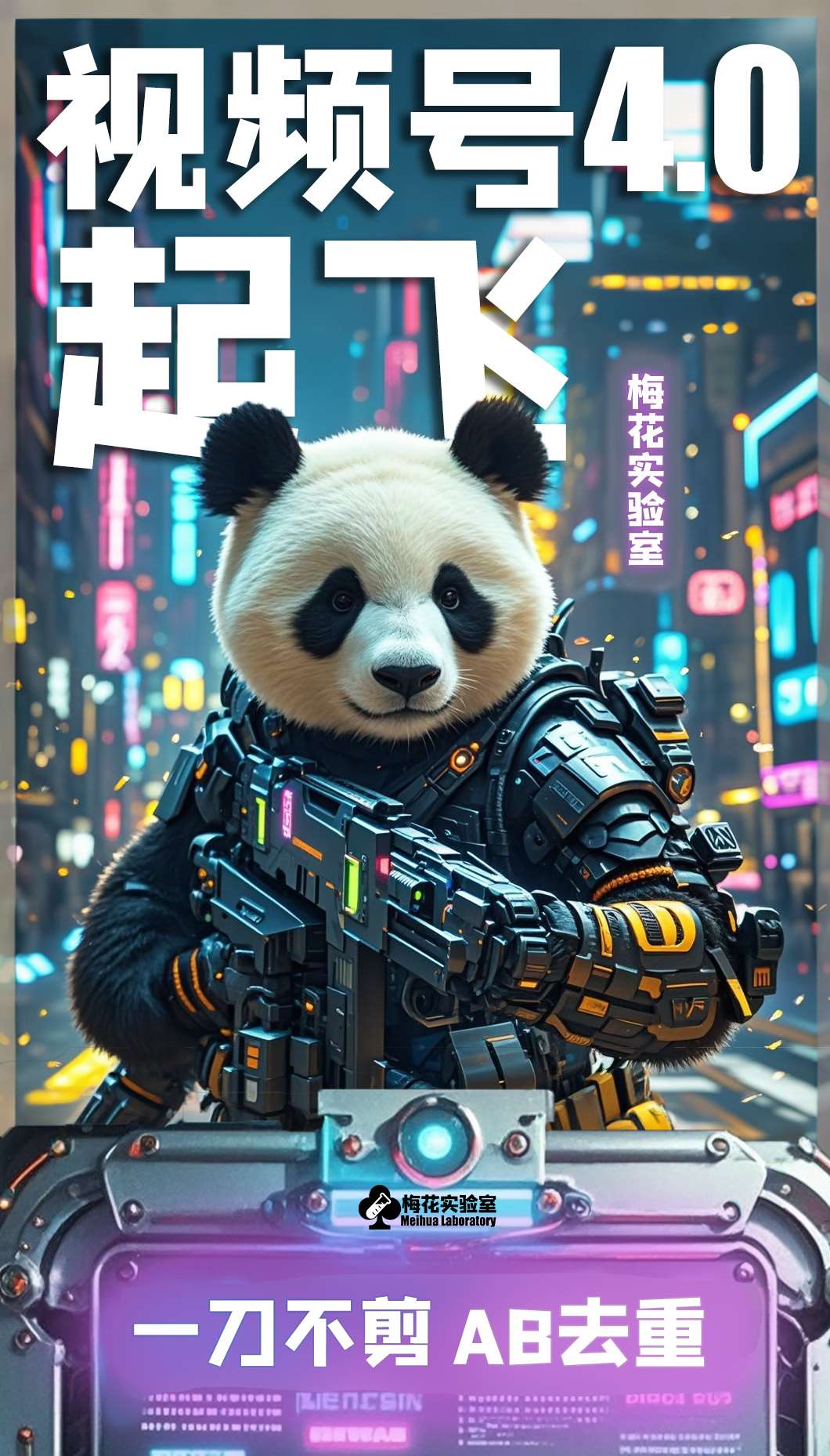 图片[2]-梅花实验窒微信视频号连怼玩法技巧起飞4.0一键AB破解版【揭秘】-赛德副业库