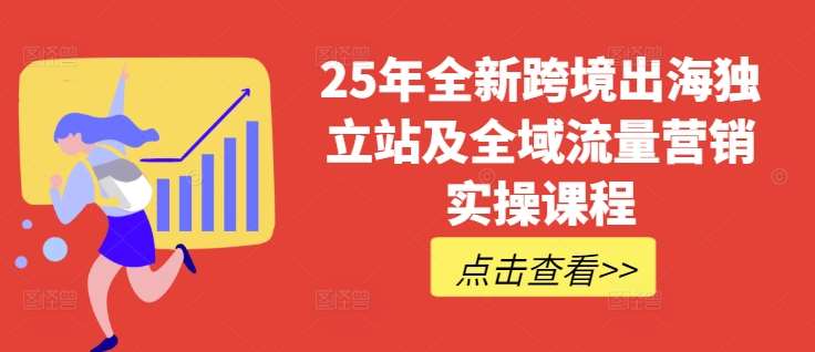 25年全新跨境出海独立站及全域流量营销实操课程,跨境电商独立站TIKTOK全域营销普货特货玩法大全-赛德副业库