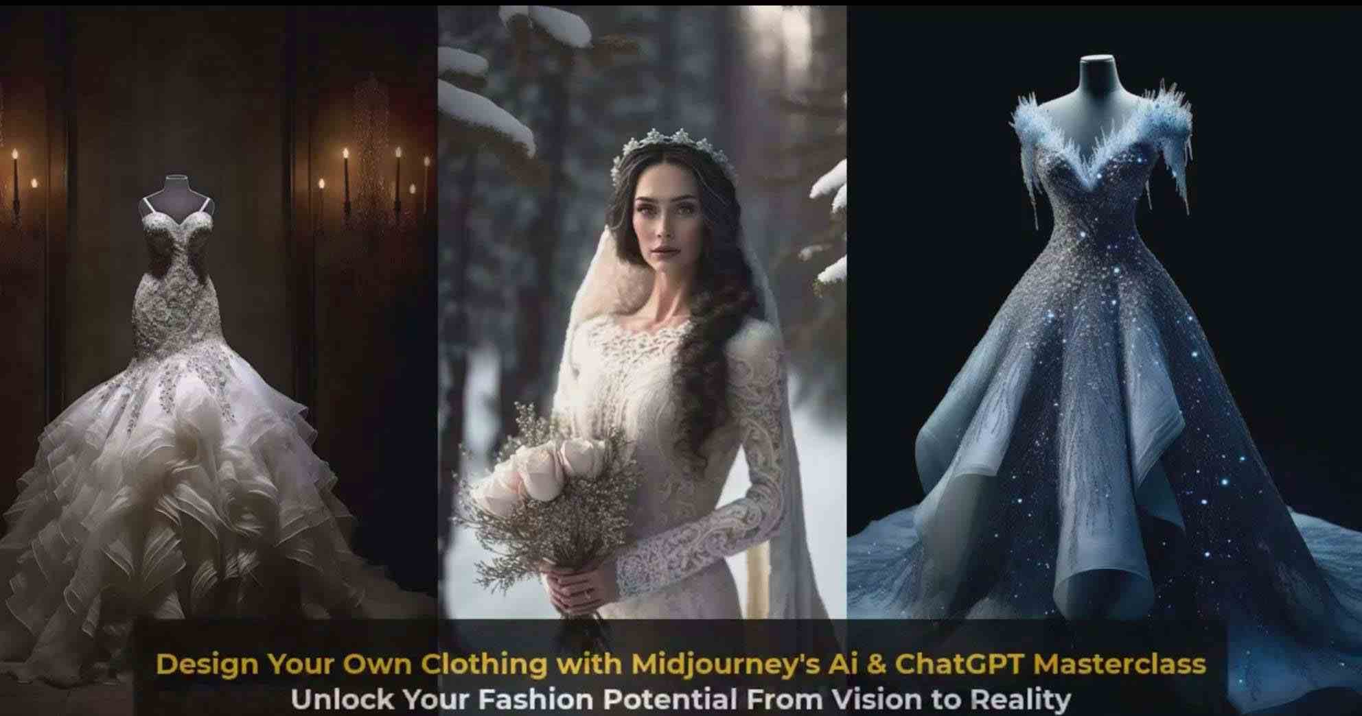 图片[9]-利用 Midjourneys Ai 人工智能设计自己的服装AI大师班-10节课-中英字幕-赛德副业库